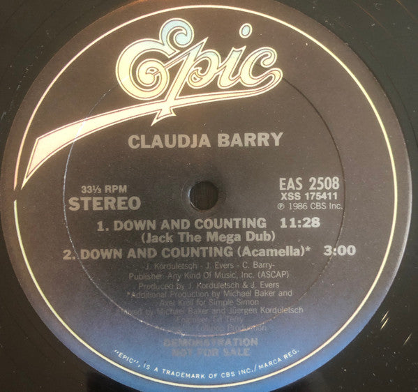 Down And Counting 3 Claudja Barry