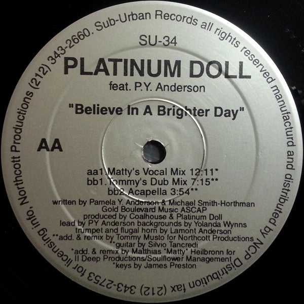 Believe In A Brighter Day Platinum Doll,Pamela Anderson