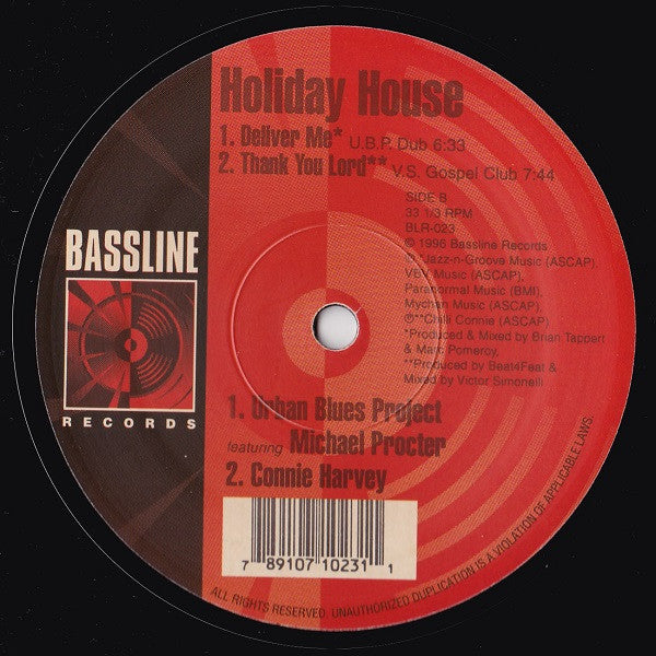 Holiday House EP Connie Harvey,Tracy Brathwaite,Urban Blues Project