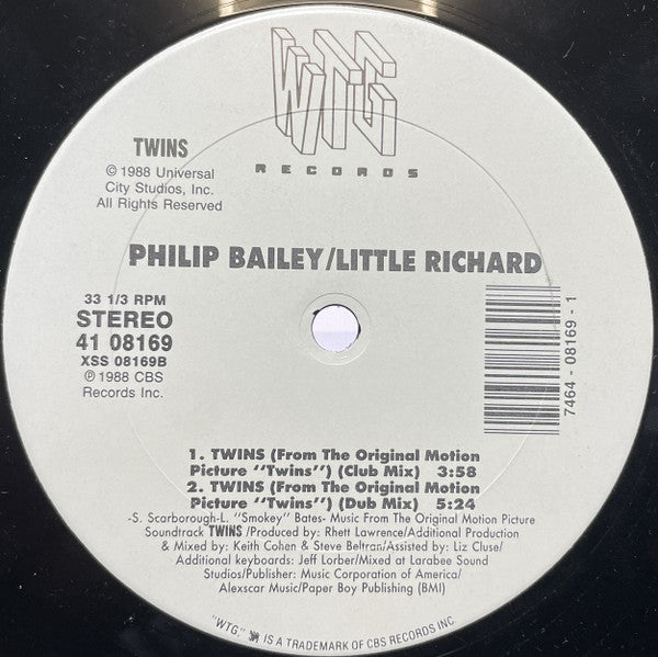 Jumeaux Philip Bailey,Little Richard