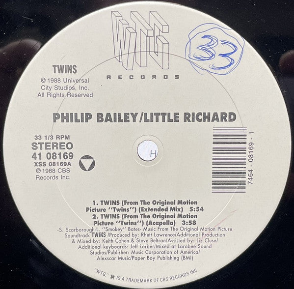 Jumeaux Philip Bailey,Little Richard