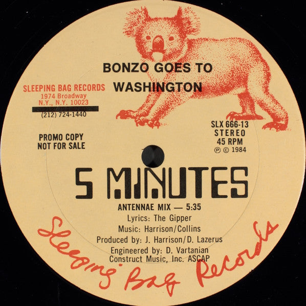 5 minutes Bonzo se rend à Washington