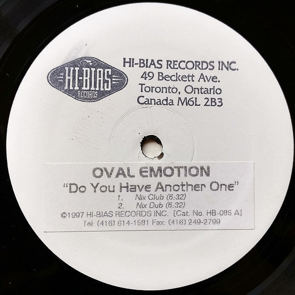En as-tu un autre? Émotion ovale
