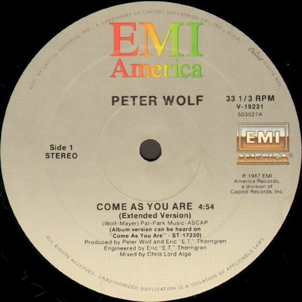Come As You Are 2 Peter Wolf