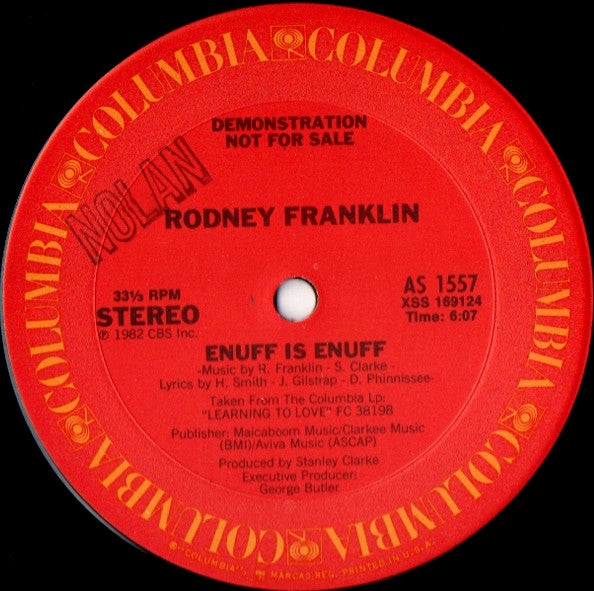 Enuff Is Enuff Rodney Franklin