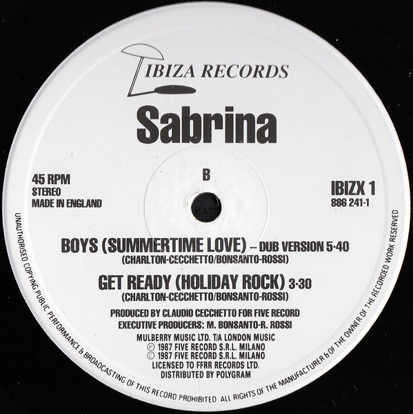 Garçons (Amour d'été) Sabrina