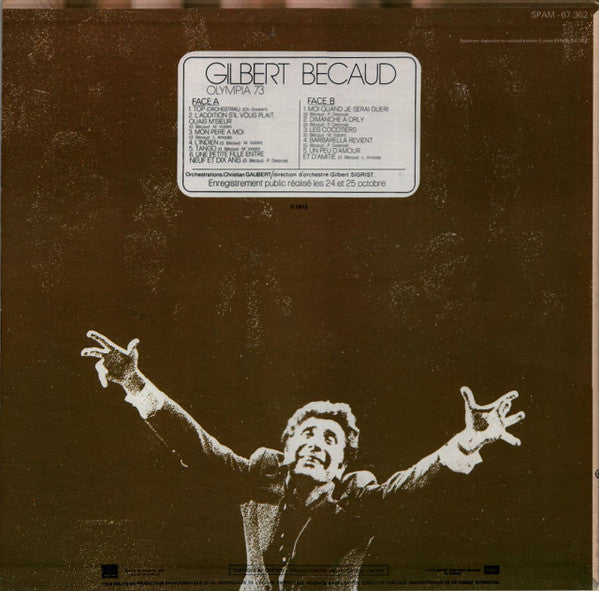 Olympia 73 (Enregistrement Public) Gilbert Bécaud