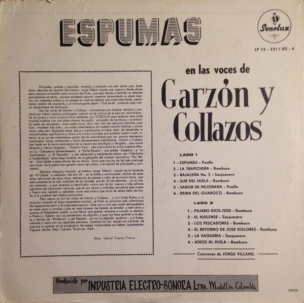 Espumas En Las Voces De Garzón Y Collazos | Rectangle Triangle  