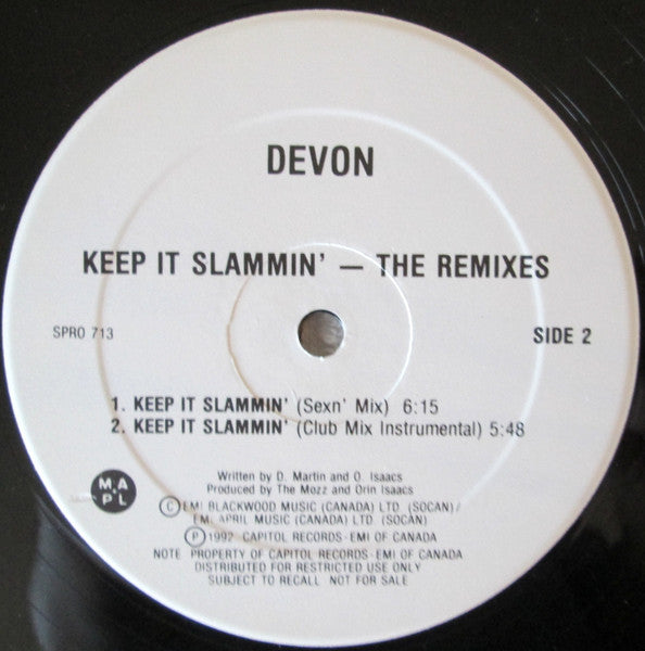 Keep It Slammin' - Les remixes Devon (11)