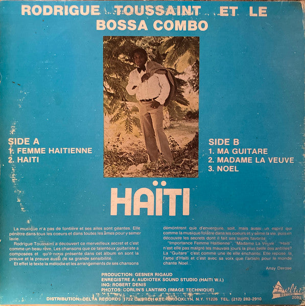 Haïti Rodrigue Toussaint,Bossa Combo