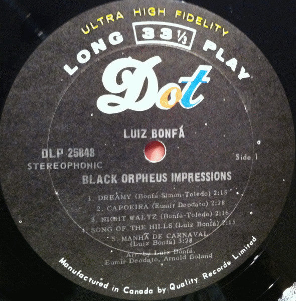 Black Orpheus Impressions Luiz Bonfá