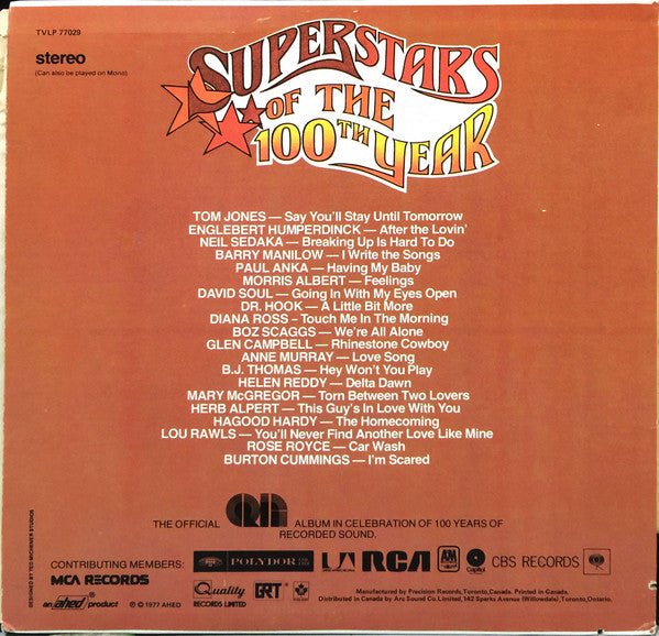 Superstars Of The 100th Year Various