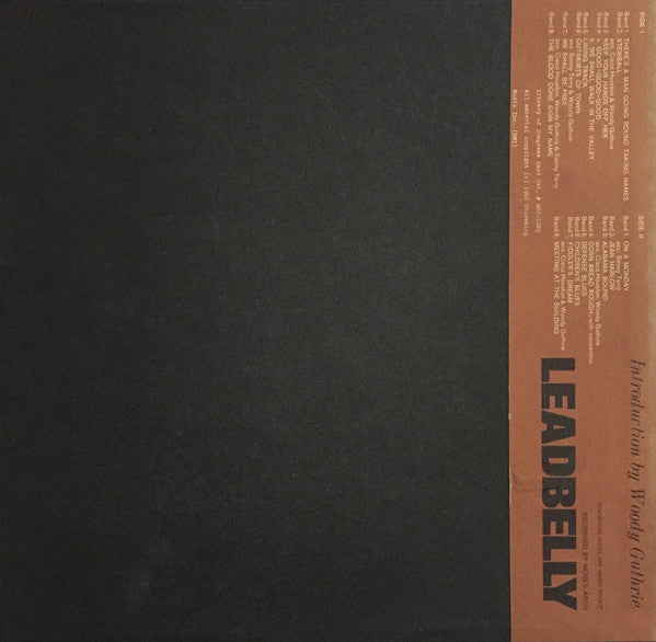 Leadbelly Sings Folk Songs | Rectangle Triangle