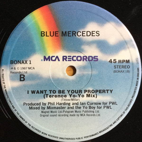 I Want To Be Your Property 4 Blue Mercedes
