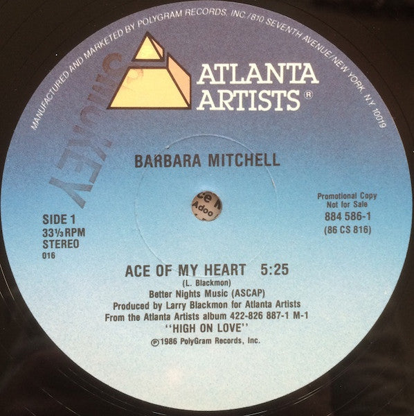 Ace Of My Heart Barbara Mitchell
