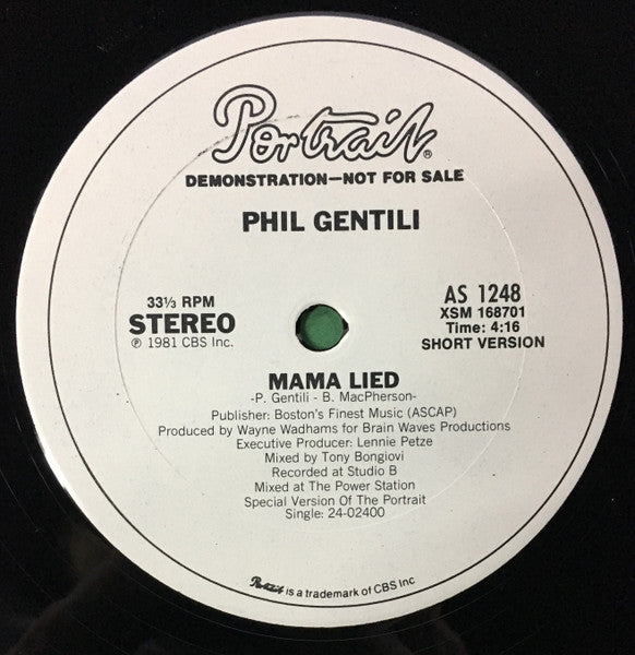 Mama Lied Phil Gentili