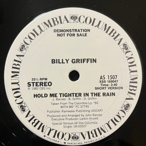 Hold Me Tighter In The Rain Billy Griffin
