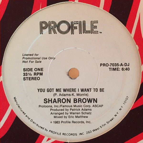 You Got Me Where I Want To Be 2 Sharon Brown