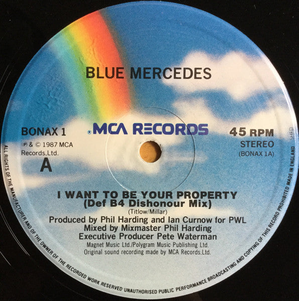 I Want To Be Your Property 4 Blue Mercedes