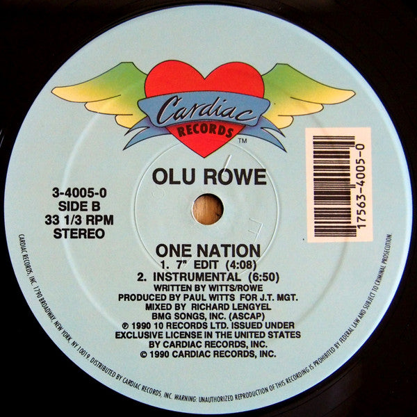 Une nation Olu Rowe