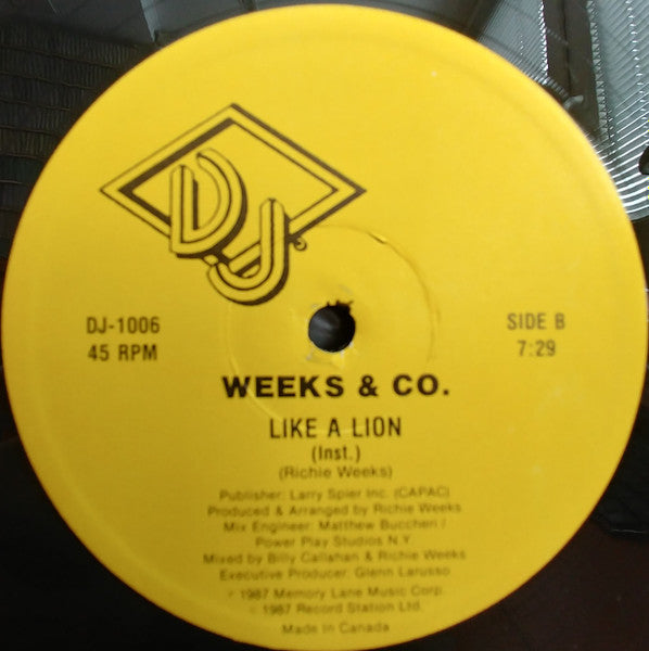 Comme un lion Semaines &amp; Cie.