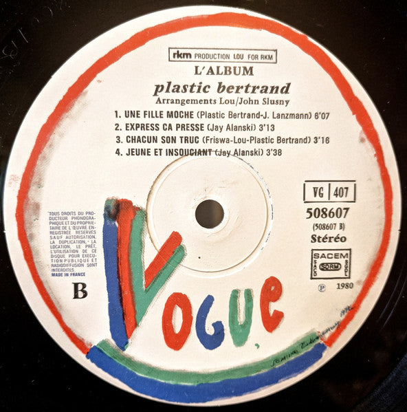 L'Album 2 Plastic Bertrand