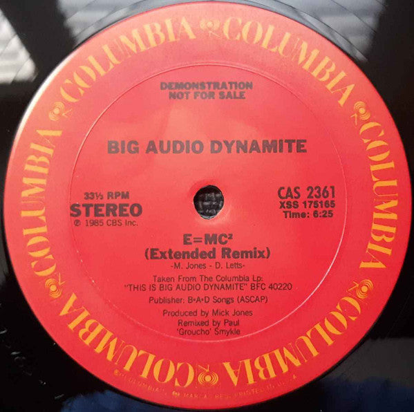 E = MC² Big Audio Dynamite