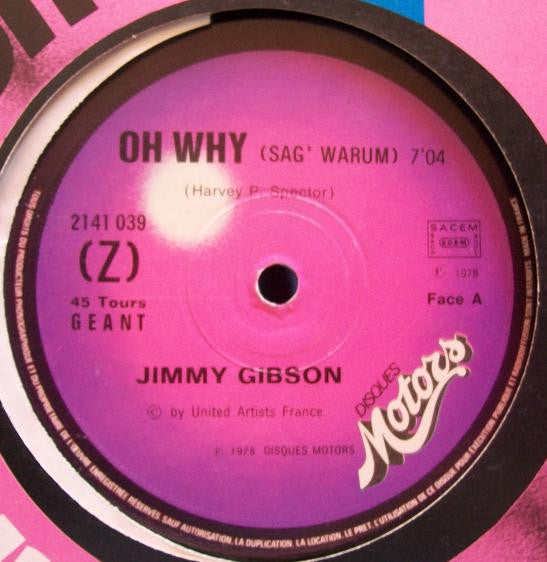Oh Why (Sag' Warum) / Swing Love Jimmy Gibson
