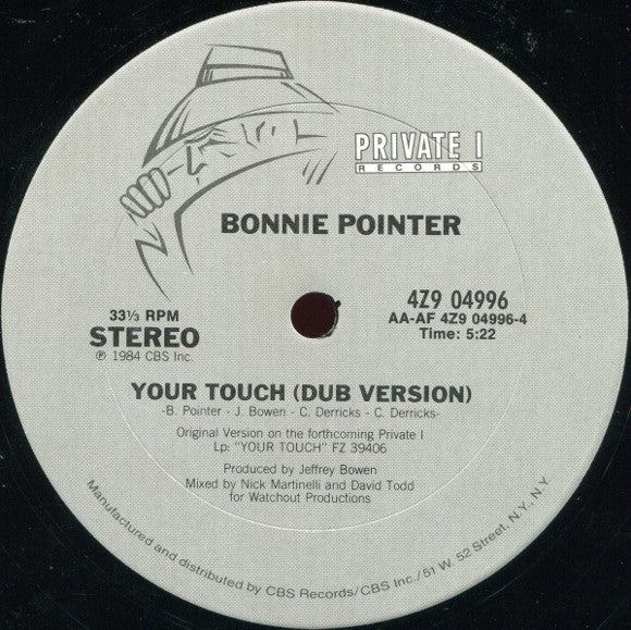 Votre touche Bonnie Pointer