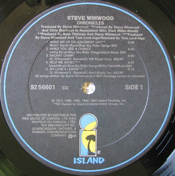Chronicles Steve Winwood