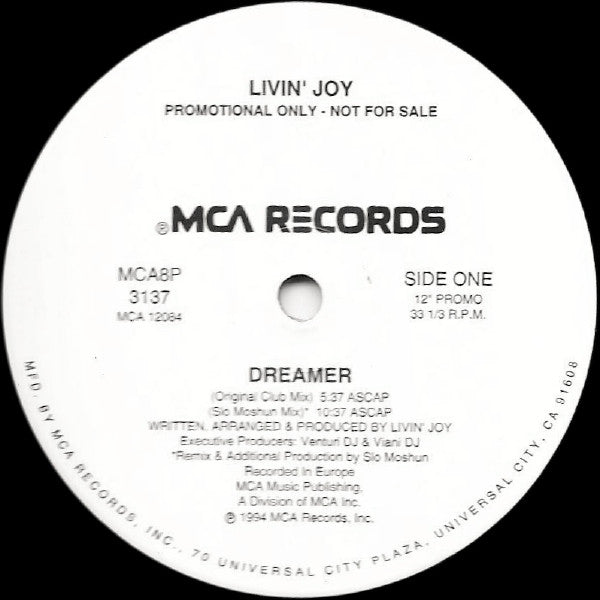 Dreamer 4 Livin' Joy