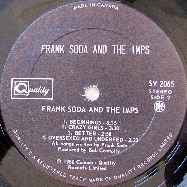 Frank Soda And The Imps Frank Soda & The Imps