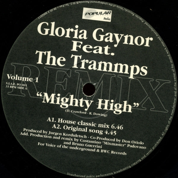 Mighty High (Volume 1) Gloria Gaynor, Les Clochards