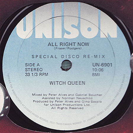 All Right Now (Remix spécial disco) 2 Reine des sorcières