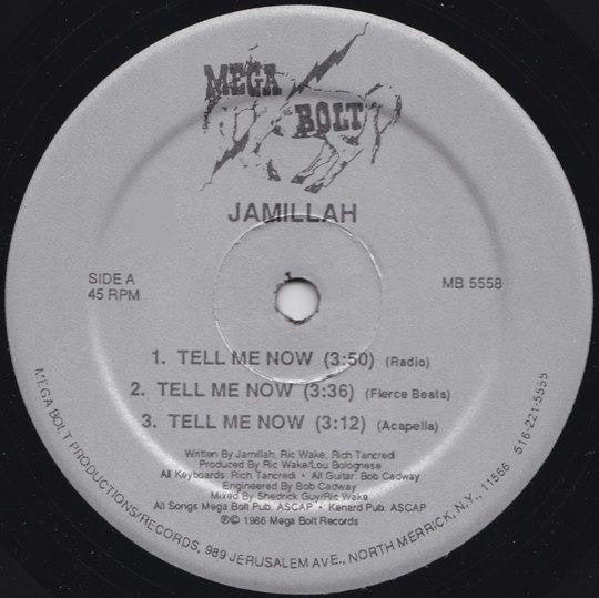 Tell Me Now Jamillah