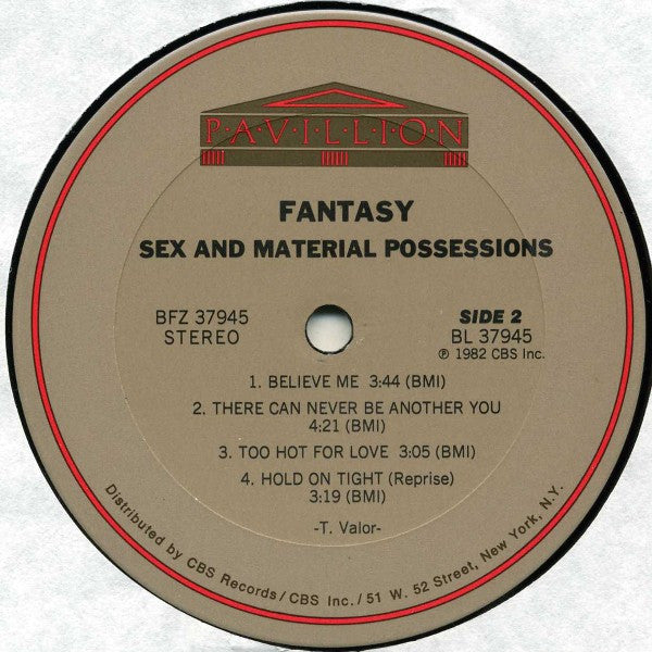 Sex And Material Possessions | Rectangle Triangle