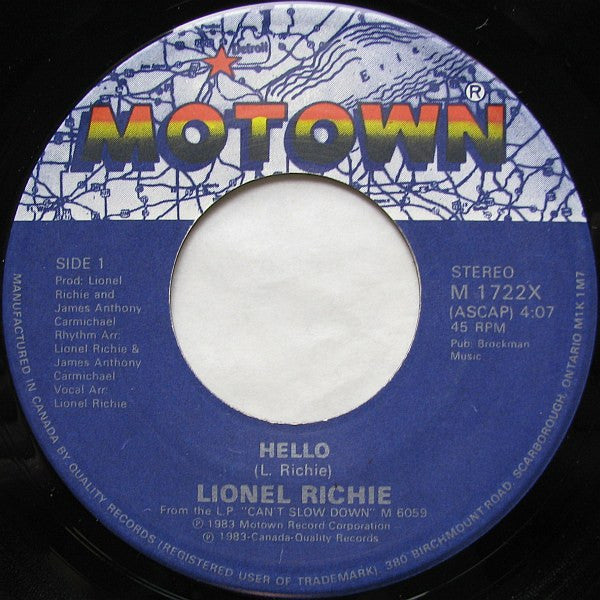 Bonjour Lionel Richie