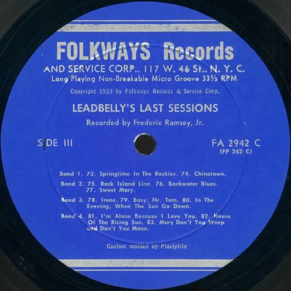 Leadbelly's Last Sessions Volume Two | Rectangle Triangle