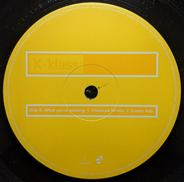 What You're Missing K-Klass