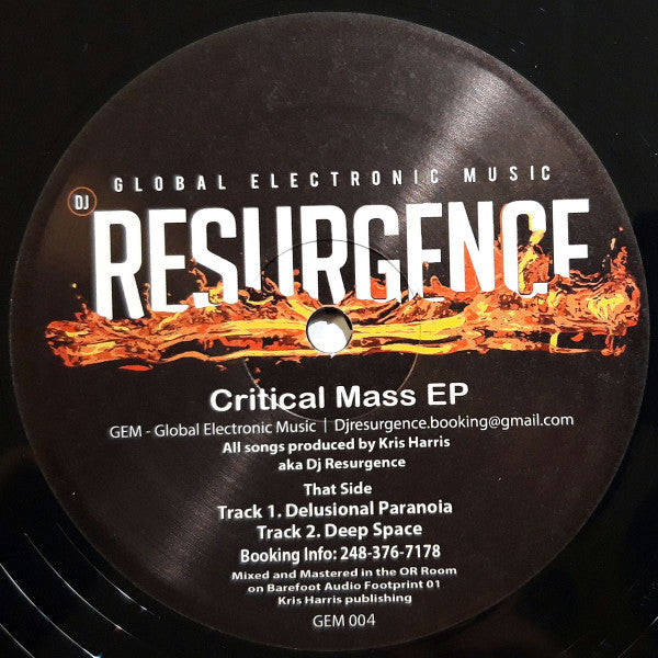 EP Critical Mass DJ Resurgence
