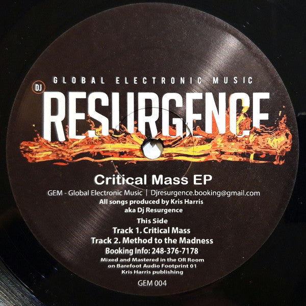 EP Critical Mass DJ Resurgence