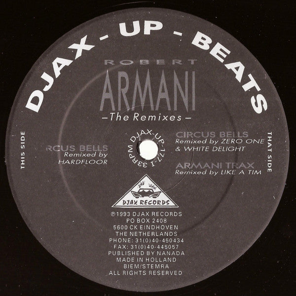 Les remixes Robert Armani
