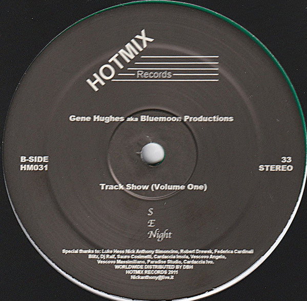 Track Show (Volume One) Gene Hughes,Bluemoon Productions