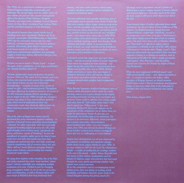 Happy Land (A Compendium Of Alternative Electronic Music From The British Isles 1992-1996) (Volume 1) | Rectangle Triangle