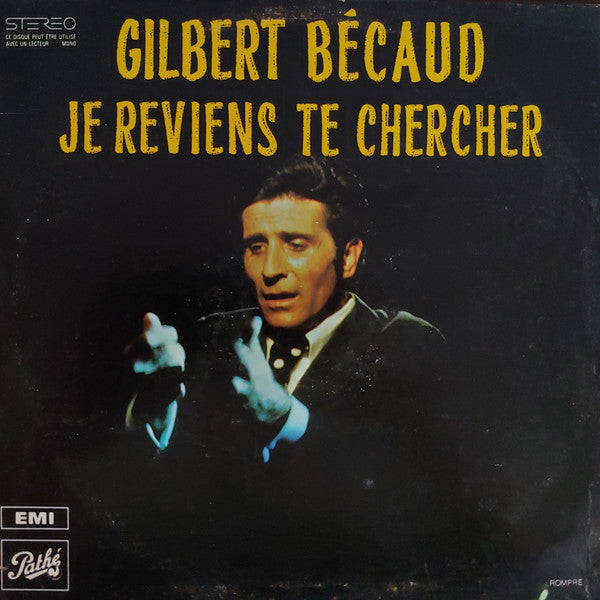 Je Reviens Te Chercher Gilbert Bécaud