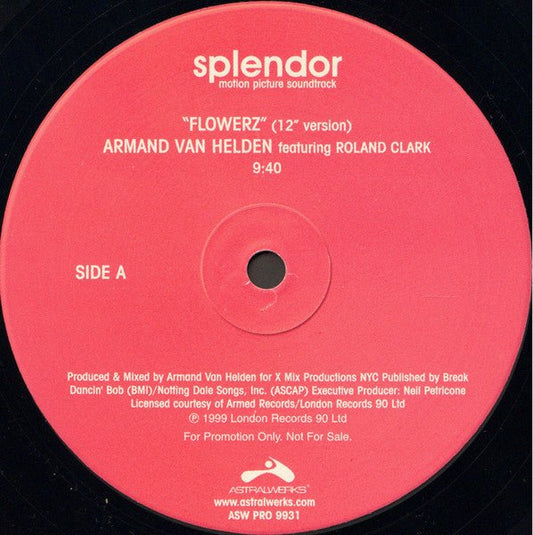 Splendor - Original Motion Picture Soundtrack (Promo Sampler) | Rectangle Triangle  