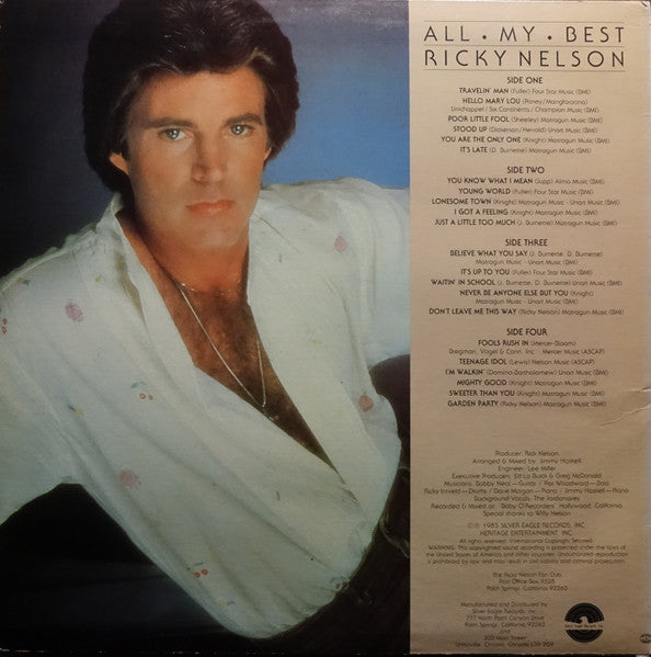 Tous mes meilleurs vœux Ricky Nelson (2)