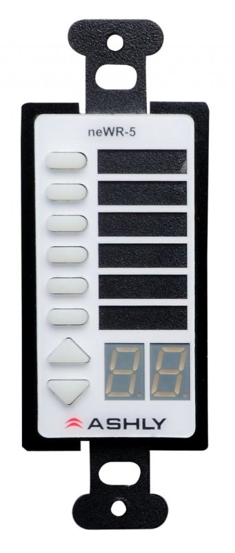 Ashly NE-WR-5 Network Programmable Decora Wall Remote 