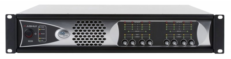 Ashly NE8250PED 8 Channel Amplifier Plus OPDante Option Card (8 x 250W @ 4 Ohm)