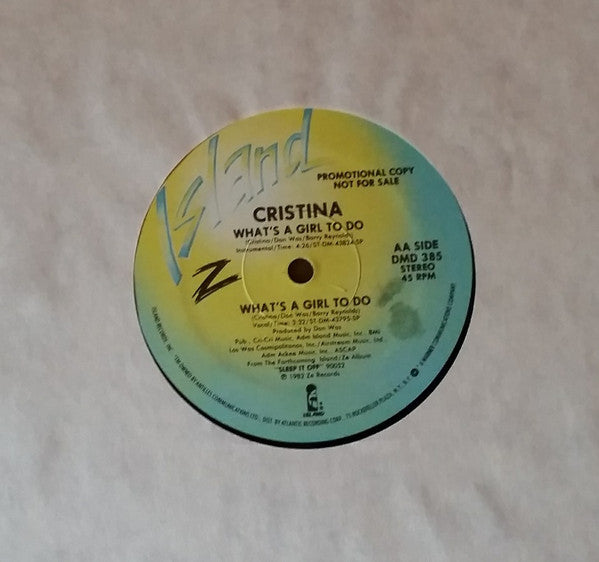 Things Fall Apart / What's A Girl To Do Cristina
